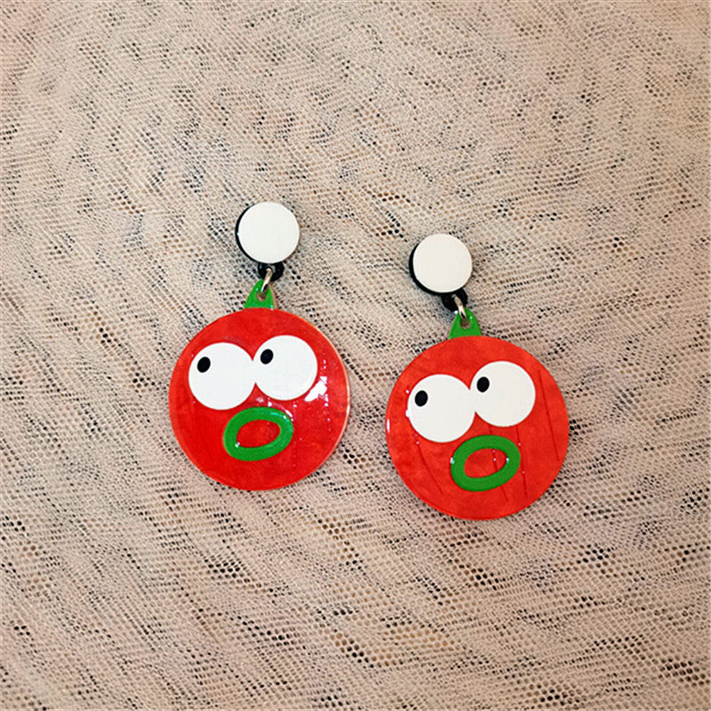 Wholesale Skull Fun Acrylic Earrings